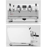 (MMAVERAVT3020051) Black Eagle Maverick 2 Groups Coffee Machine with White Color. - Mabrook Hotel Supplies